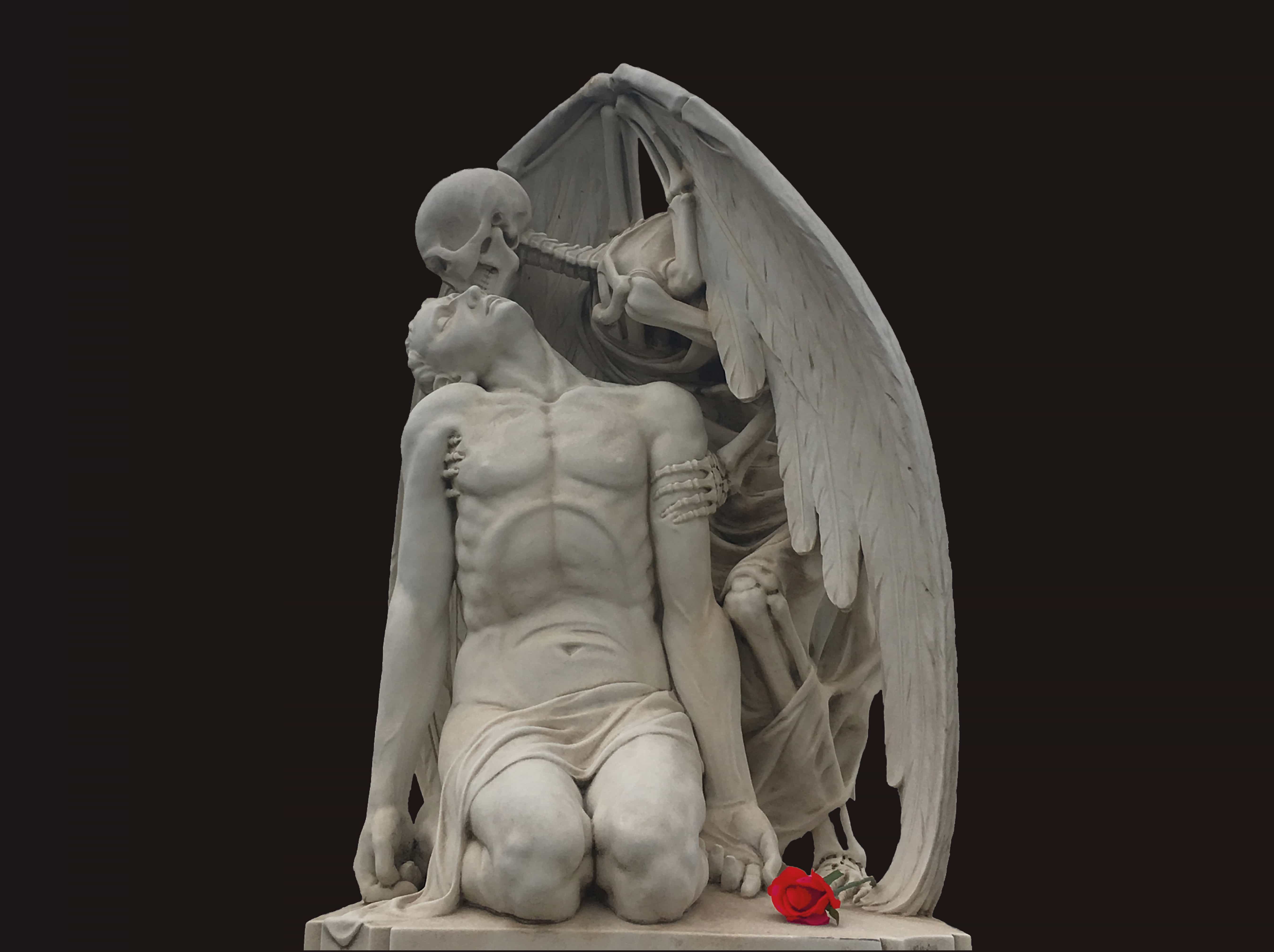 Fondo de El beso de la muerte